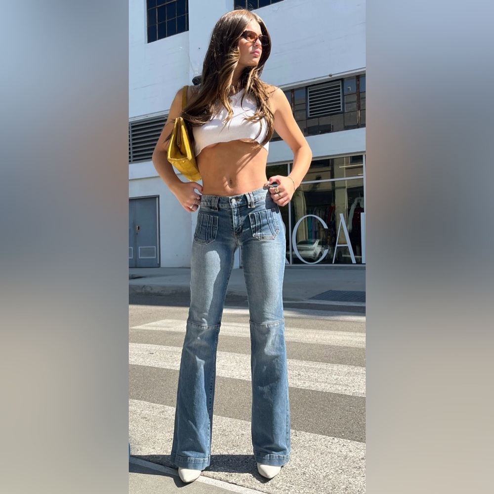 Revice The Roxie Good Karma Low Rise Bootcut Flare Jeans NWT